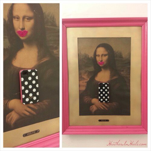 Mona Lisa #Selfie {an art project}