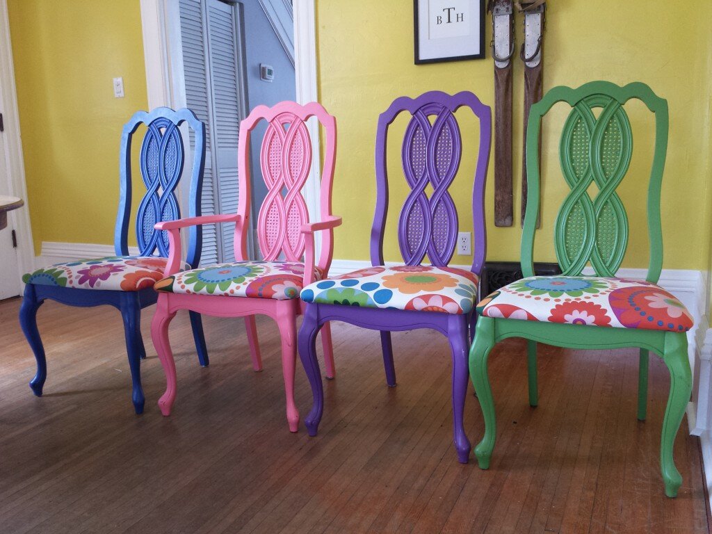 Heather In Heels blog dining room chair DIY