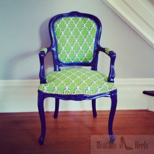 DIY Reupholstery Project: Louis XV Chair